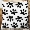 Cat Dog Paw Print Quilt Blanket