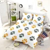 Cat Footprints Pattern Bedding Set