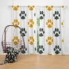 Cat Footprints Pattern Curtain