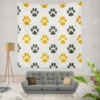 Cat Footprints Pattern Wall Tapestry