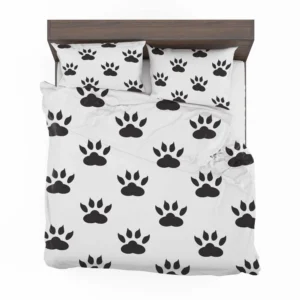 Cat Paw Animal Footprint Design Bedding Set 2