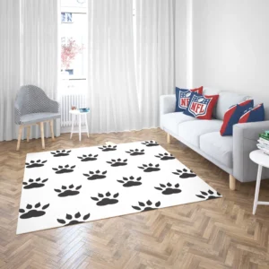 Cat Paw Animal Footprint Design Rug 2