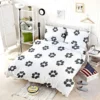 Cat Paw Black And White Bedding Set