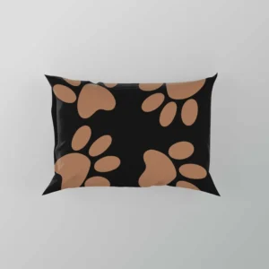 Cat Puppy Traces Pattern Pillow Case