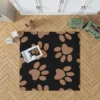 Cat Puppy Traces Pattern Rug