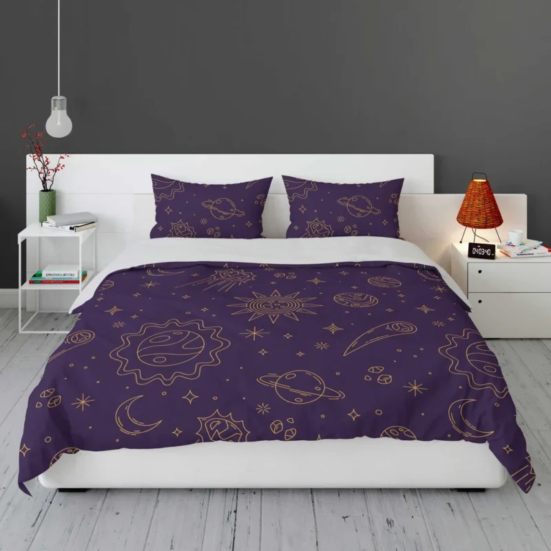 Celestial Galaxy Pattern Bedding Set 1