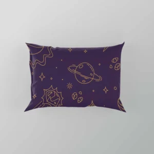 Celestial Galaxy Pattern Pillow Case