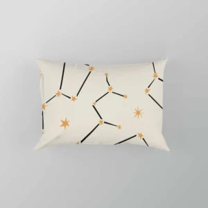 Celestial Star Pattern Pillow Case