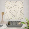 Celestial Star Pattern Wall Tapestry