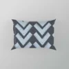 Chalk Lines Parquet Herringbone Pillow Case