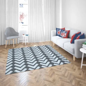 Chalk Lines Parquet Herringbone Rug 2