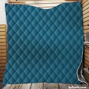 Chathams Blue Solid Color Quilt Blanket