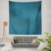 Chathams Blue Solid Color Wall Tapestry