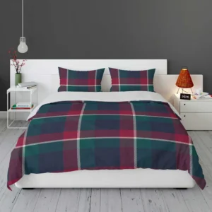 Check Plaid Diagonal Pattern Bedding Set 1