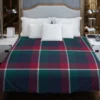 Check Plaid Diagonal Pattern Duvet Cover