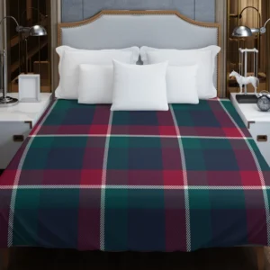 Check Plaid Diagonal Pattern Duvet Cover