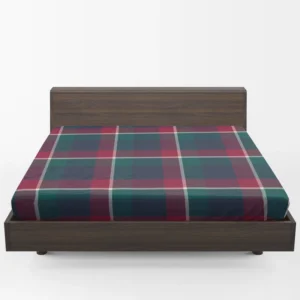 Check Plaid Diagonal Pattern Fitted Sheet 1