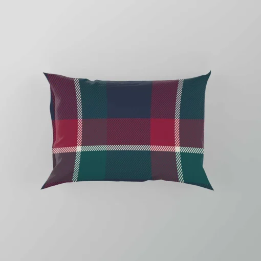 Check Plaid Diagonal Pattern Pillow Case