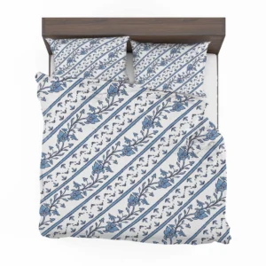 Chinese Blue Toile Pattern Bedding Set 2