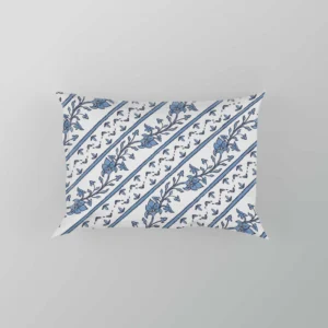 Chinese Blue Toile Pattern Pillow Case