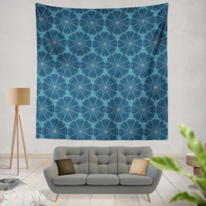 Chinese Pattern Floral Wall Tapestry