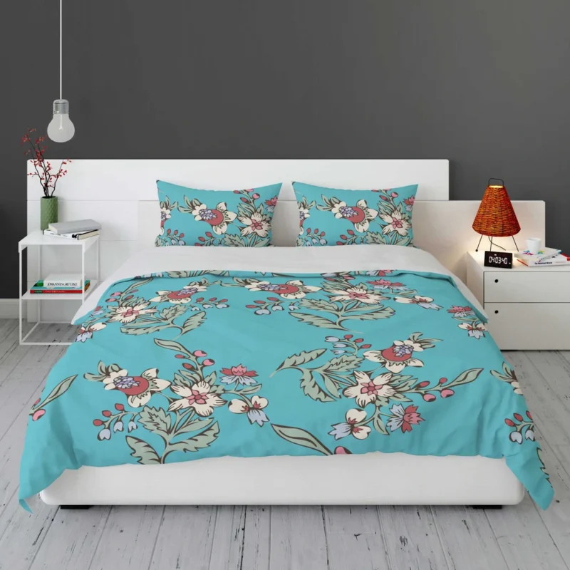 Chinese Style Vintage Flowers Bedding Set 1