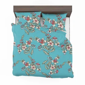 Chinese Style Vintage Flowers Bedding Set 2