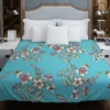 Chinese Style Vintage Flowers Duvet Cover