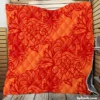 Chinese Styles Leaves Floral Quilt Blanket