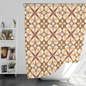 Chinese Traditional Element Shower Curtain