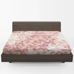 Chrysanthemums Floral Pattern Fitted Sheet 1