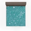 Circles Drops Geometric Shapes Fitted Sheet