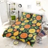 Citrus Fruits And Leaves Design Bedding Set