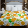 Citrus Fruits Hand Drawn Duvet Cover