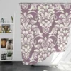 Classic Damask On French Lilac Wisteria Shower Curtain