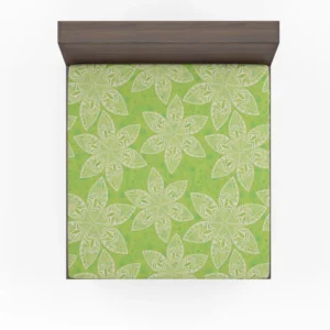 Classic Floral Pattern Design Fitted Sheet