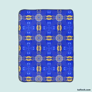 Classic Moon Star Design Fleece Blanket 1