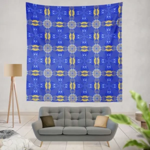 Classic Moon Star Design Wall Tapestry