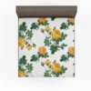 Classic Yellow Roses & Rose Buds Fitted Sheet