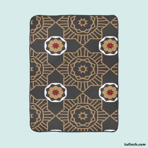 Classical Chinses Design Fleece Blanket 1