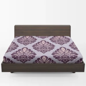 Classical Damask Seamless Pattern Element Fitted Sheet 1