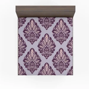 Classical Damask Seamless Pattern Element Fitted Sheet