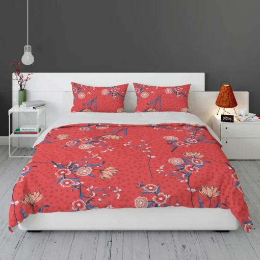 Clove Flower Pattern Bedding Set 1