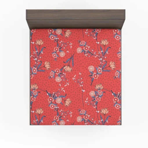 Clove Flower Pattern Fitted Sheet