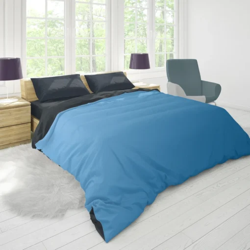 Cold Blue Gradient Duvet Cover 1