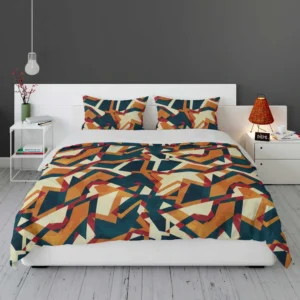 Colored Mosaic Seamless Pattern Bedding Set 1