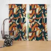 Colored Mosaic Seamless Pattern Curtain