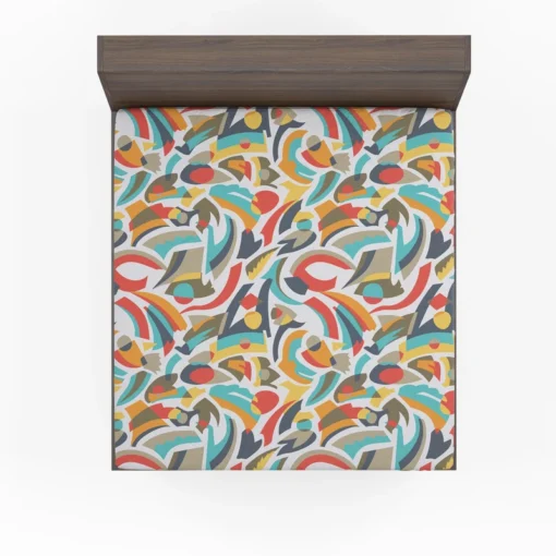 Colorful Abstract Seamless Pattern Fitted Sheet