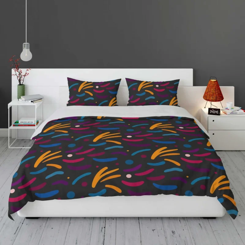 Colorful Abstract Shapes Design Bedding Set 1