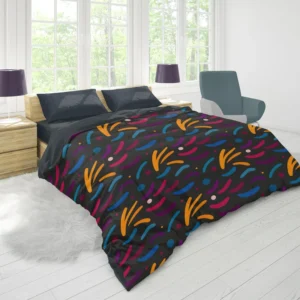 Colorful Abstract Shapes Design Duvet Cover 1